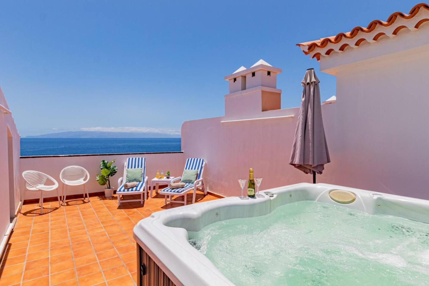 Penthouse Apt With Jacuzzi By Dream Homes Tenerife Puerto de Santiago  Luaran gambar