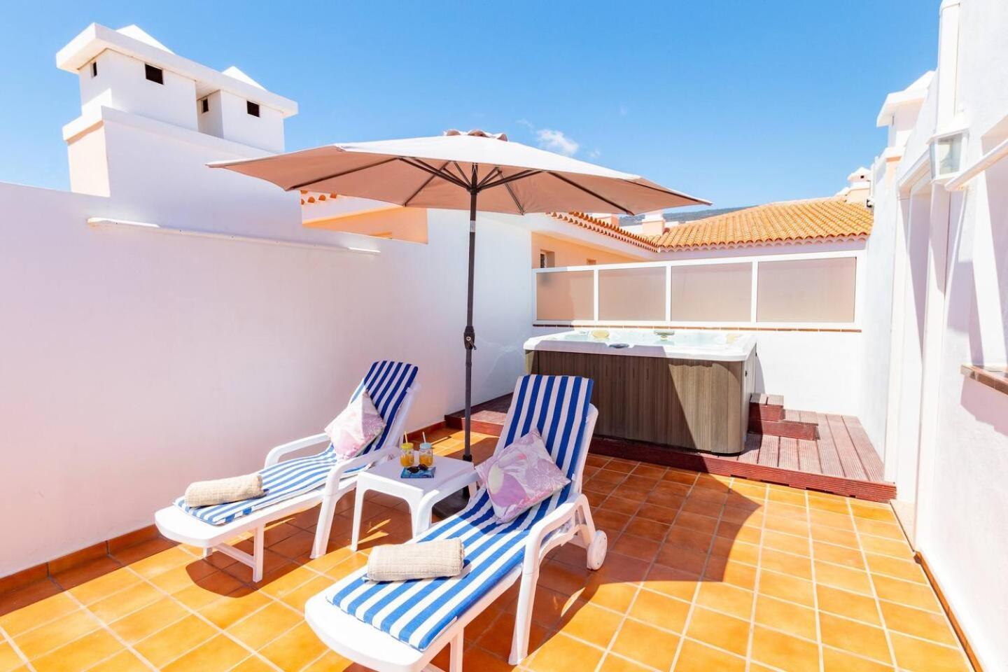 Penthouse Apt With Jacuzzi By Dream Homes Tenerife Puerto de Santiago  Luaran gambar