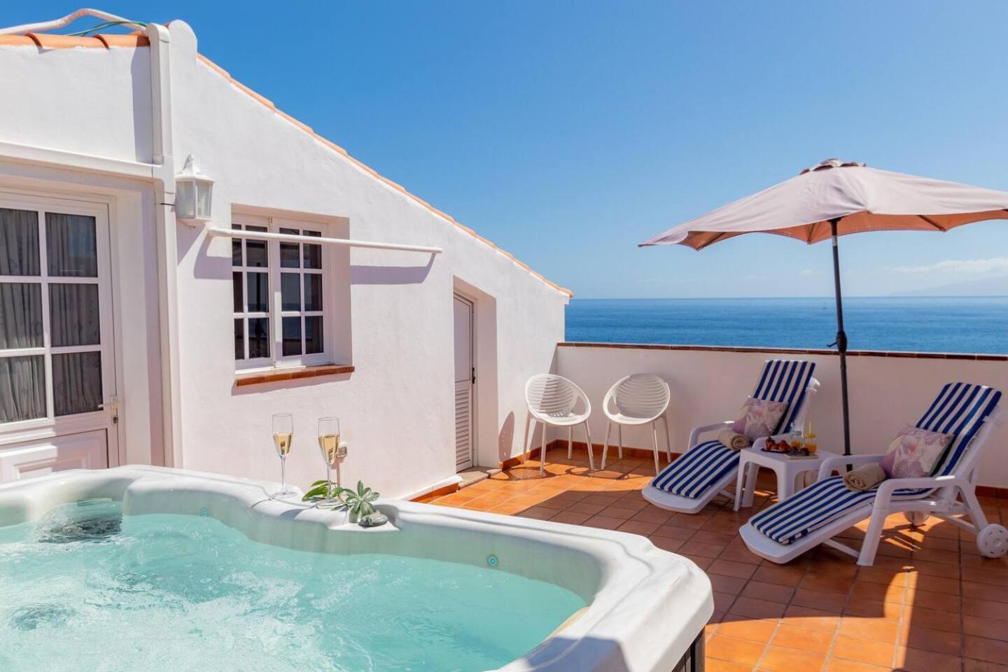 Penthouse Apt With Jacuzzi By Dream Homes Tenerife Puerto de Santiago  Luaran gambar