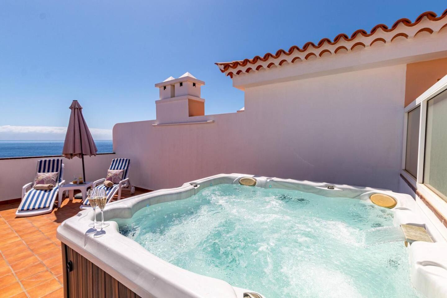 Penthouse Apt With Jacuzzi By Dream Homes Tenerife Puerto de Santiago  Luaran gambar