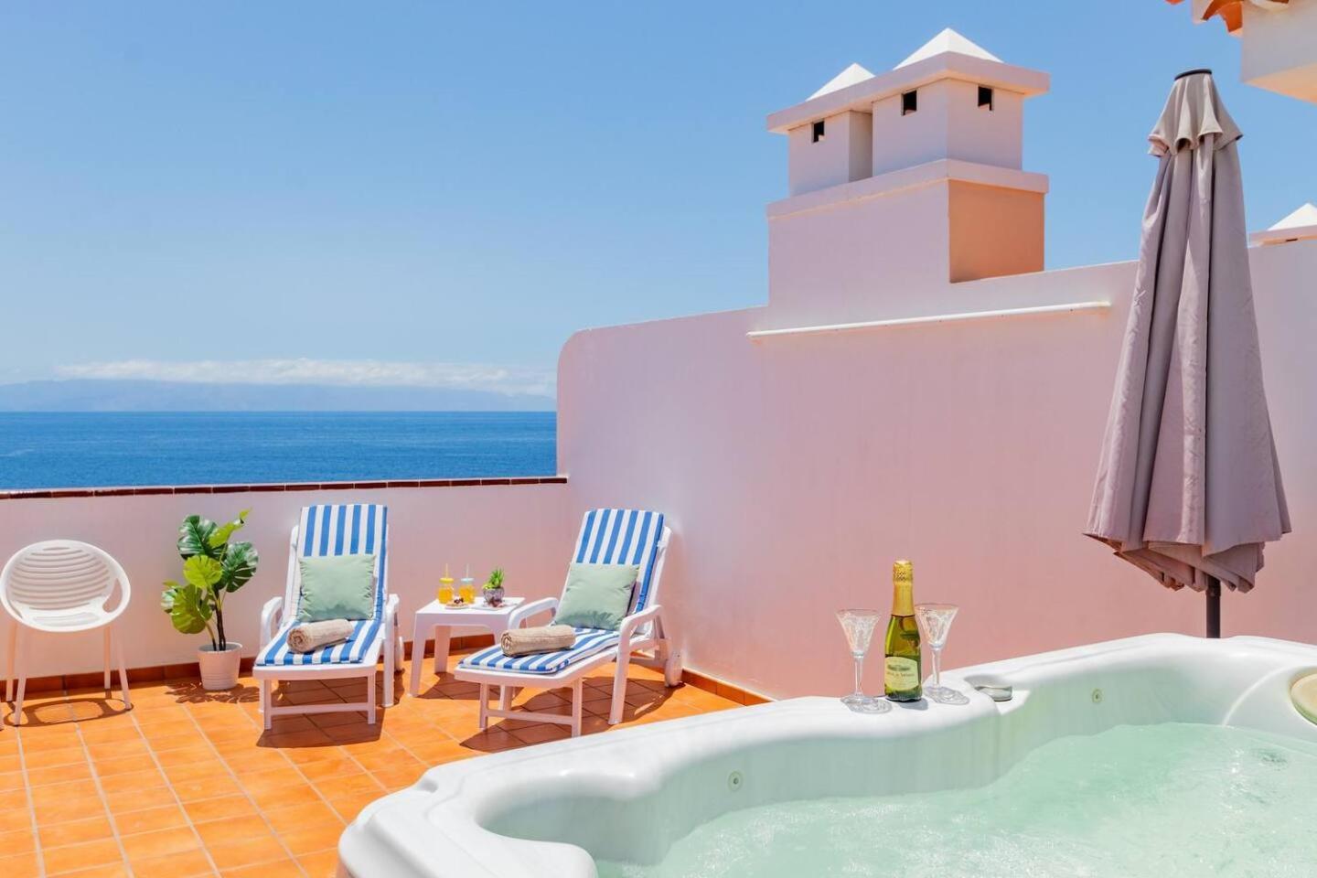 Penthouse Apt With Jacuzzi By Dream Homes Tenerife Puerto de Santiago  Luaran gambar